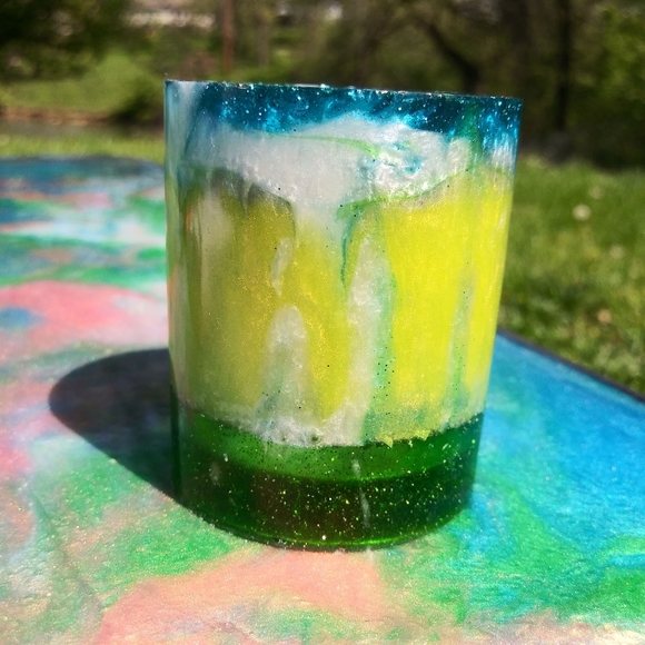 Cute Handmade Pen Holder Resin Art Birthday Gift Office Work Desk - Picture 6 of 10